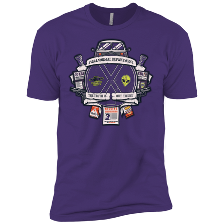 T-Shirts Purple / X-Small Paranormal files Crest Men's Premium T-Shirt