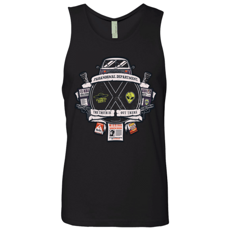 T-Shirts Black / Small Paranormal files Crest Men's Premium Tank Top