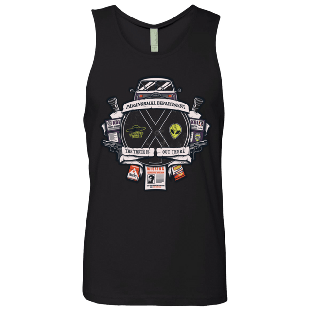 T-Shirts Black / Small Paranormal files Crest Men's Premium Tank Top