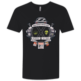 T-Shirts Black / X-Small Paranormal files Crest Men's Premium V-Neck