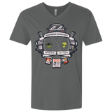 T-Shirts Heavy Metal / X-Small Paranormal files Crest Men's Premium V-Neck