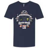 T-Shirts Midnight Navy / X-Small Paranormal files Crest Men's Premium V-Neck