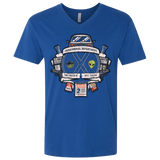 T-Shirts Royal / X-Small Paranormal files Crest Men's Premium V-Neck