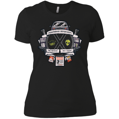 T-Shirts Black / X-Small Paranormal files Crest Women's Premium T-Shirt