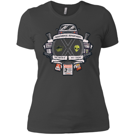 T-Shirts Heavy Metal / X-Small Paranormal files Crest Women's Premium T-Shirt