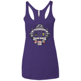 T-Shirts Purple / X-Small Paranormal files Crest Women's Triblend Racerback Tank