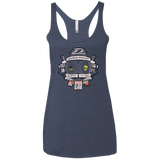 T-Shirts Vintage Navy / X-Small Paranormal files Crest Women's Triblend Racerback Tank