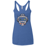 T-Shirts Vintage Royal / X-Small Paranormal files Crest Women's Triblend Racerback Tank