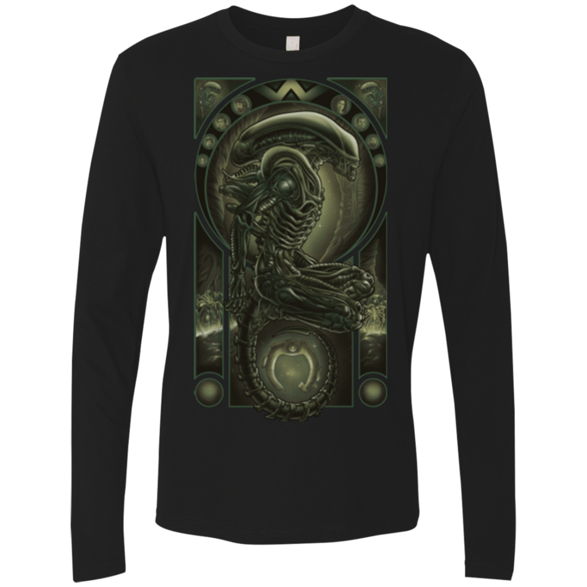 T-Shirts Black / Small Parasite Men's Premium Long Sleeve