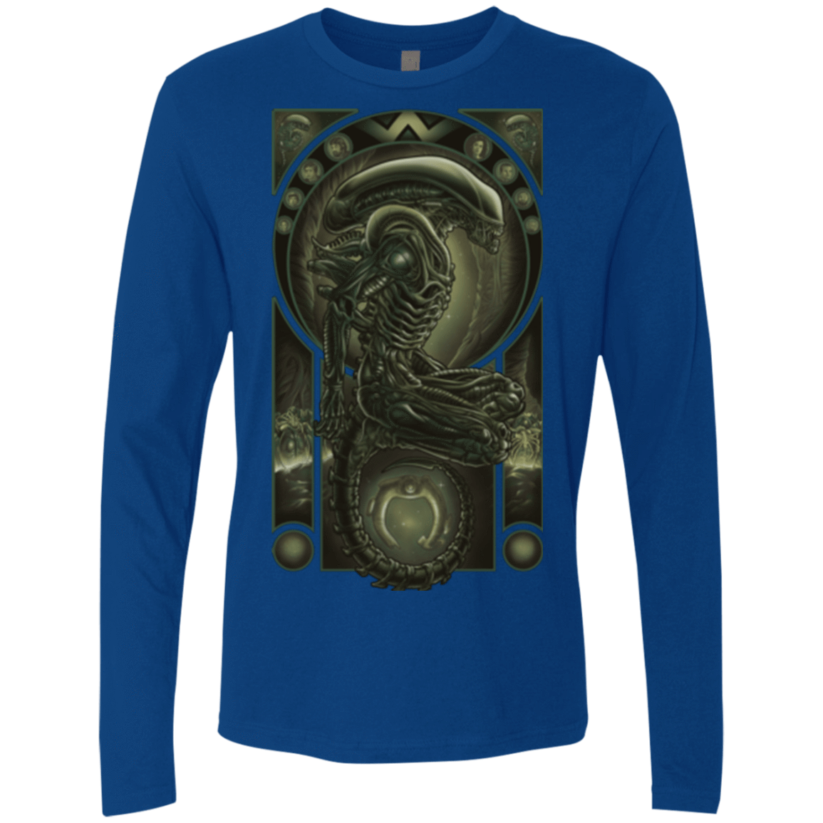 T-Shirts Royal / Small Parasite Men's Premium Long Sleeve