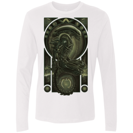 T-Shirts White / Small Parasite Men's Premium Long Sleeve