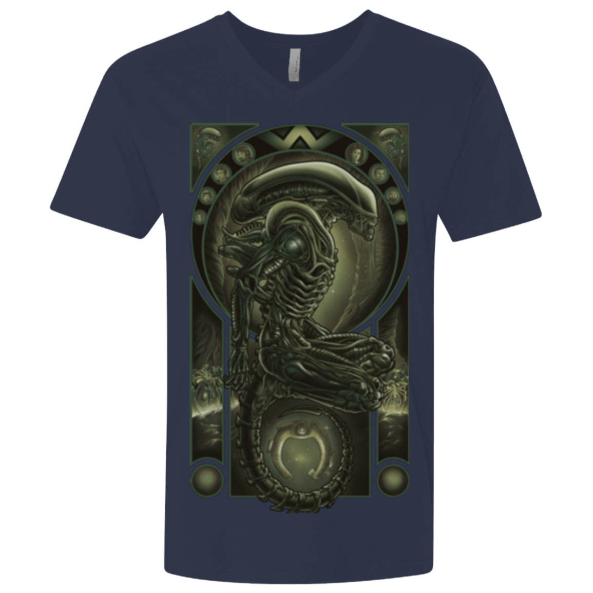T-Shirts Midnight Navy / X-Small Parasite Men's Premium V-Neck
