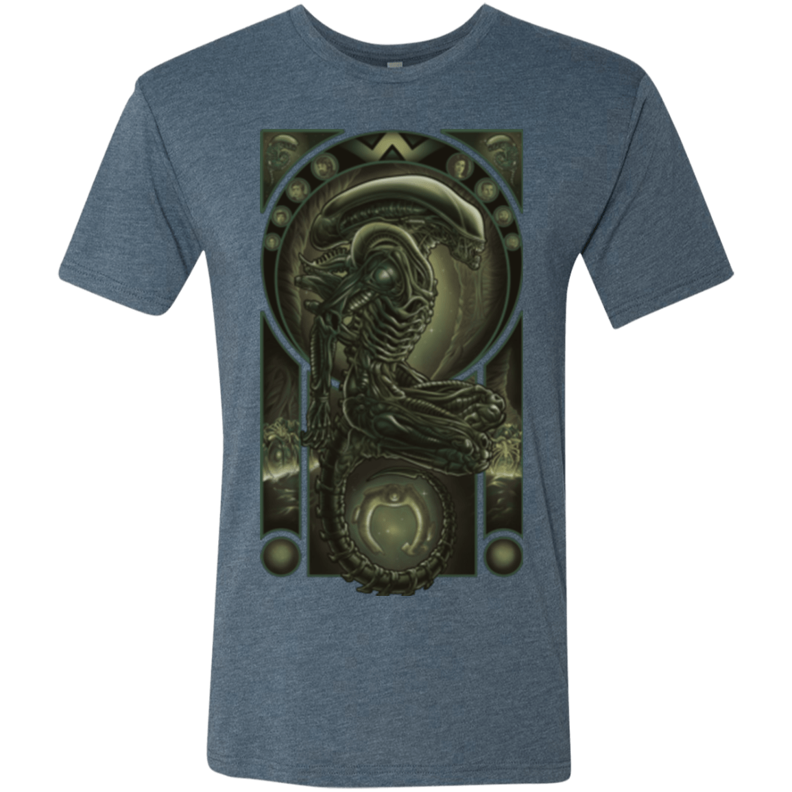 T-Shirts Indigo / Small Parasite Men's Triblend T-Shirt