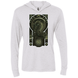 T-Shirts Heather White / X-Small Parasite Triblend Long Sleeve Hoodie Tee