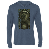 T-Shirts Indigo / X-Small Parasite Triblend Long Sleeve Hoodie Tee