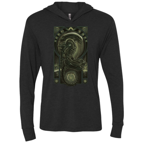 T-Shirts Vintage Black / X-Small Parasite Triblend Long Sleeve Hoodie Tee