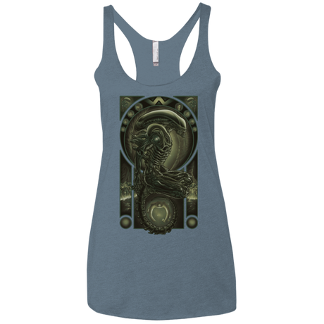 T-Shirts Indigo / X-Small Parasite Women's Triblend Racerback Tank
