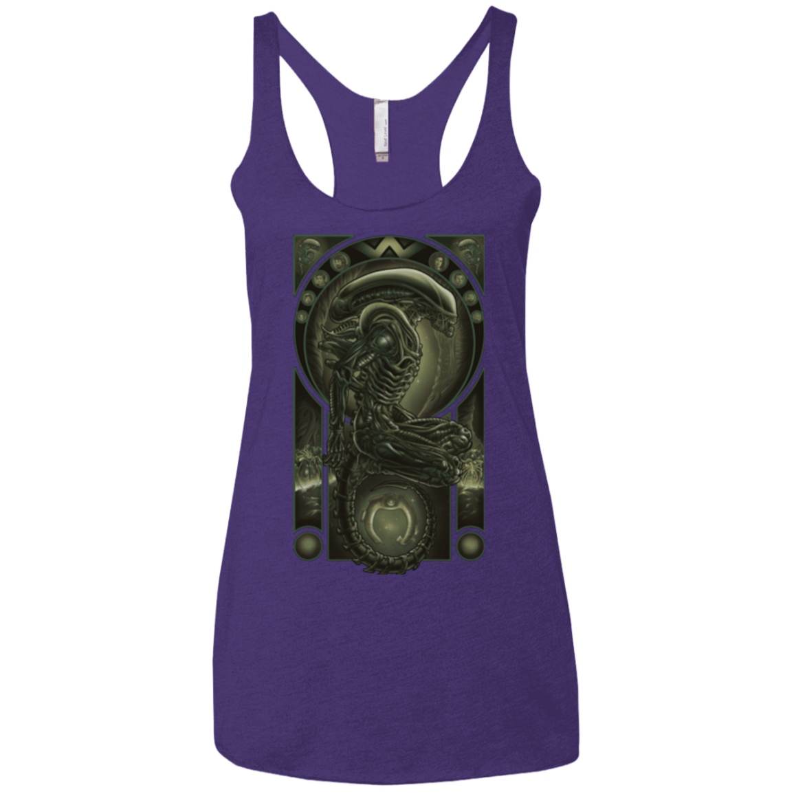 T-Shirts Purple / X-Small Parasite Women's Triblend Racerback Tank