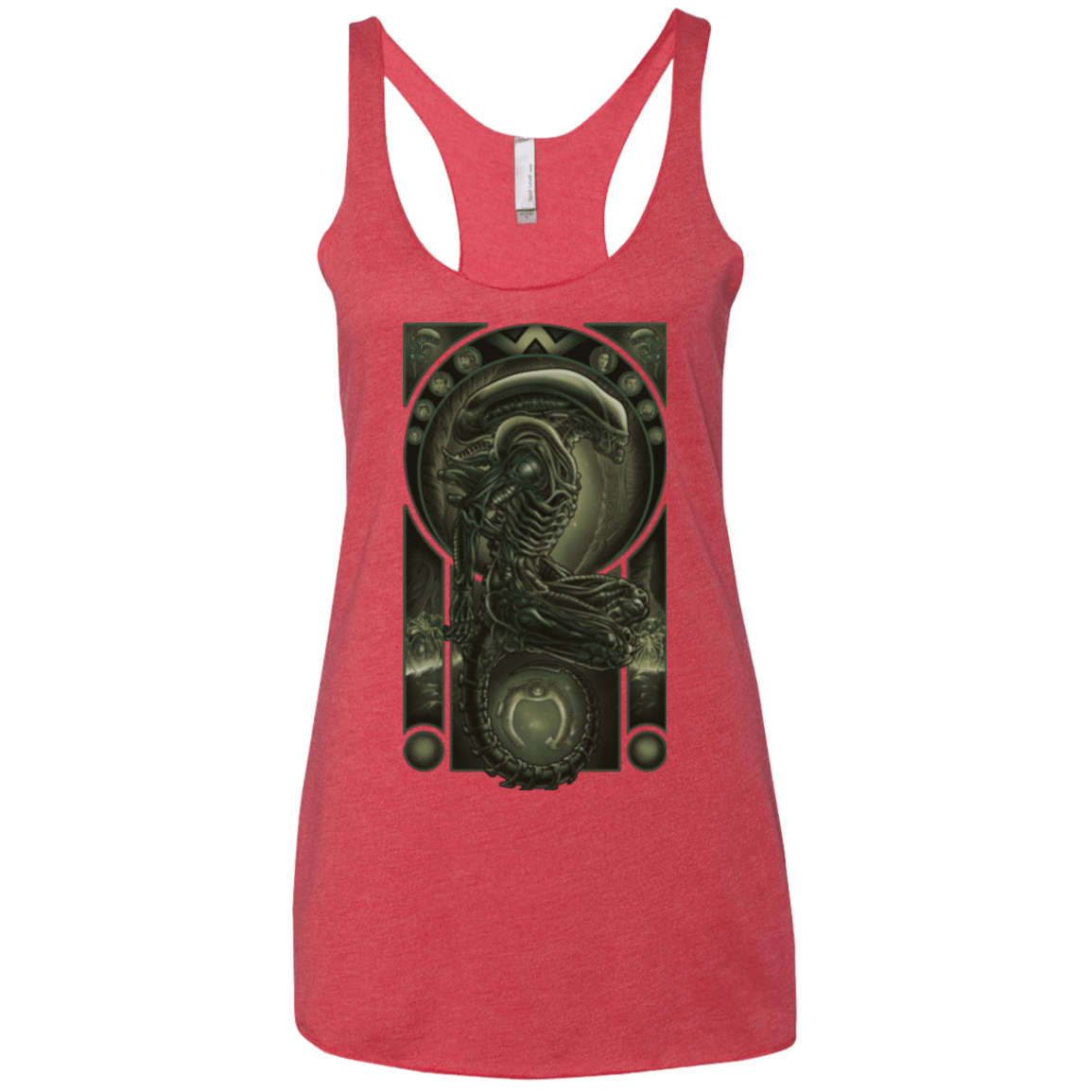 T-Shirts Vintage Red / X-Small Parasite Women's Triblend Racerback Tank
