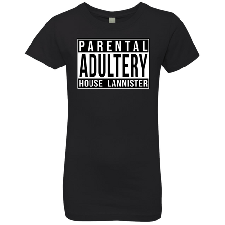 T-Shirts Black / YXS Parental Adultery Girls Premium T-Shirt