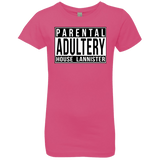 T-Shirts Hot Pink / YXS Parental Adultery Girls Premium T-Shirt