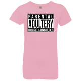 T-Shirts Light Pink / YXS Parental Adultery Girls Premium T-Shirt