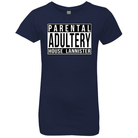 T-Shirts Midnight Navy / YXS Parental Adultery Girls Premium T-Shirt