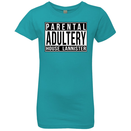 T-Shirts Tahiti Blue / YXS Parental Adultery Girls Premium T-Shirt