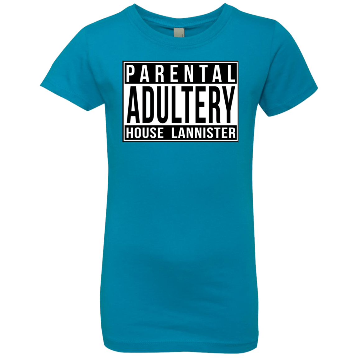 T-Shirts Turquoise / YXS Parental Adultery Girls Premium T-Shirt