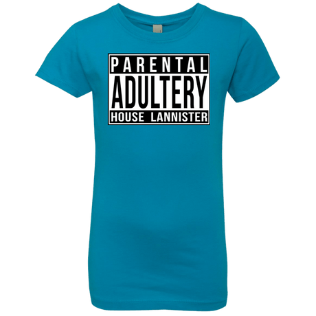 T-Shirts Turquoise / YXS Parental Adultery Girls Premium T-Shirt