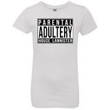 T-Shirts White / YXS Parental Adultery Girls Premium T-Shirt