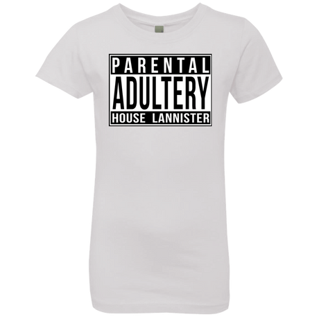 T-Shirts White / YXS Parental Adultery Girls Premium T-Shirt
