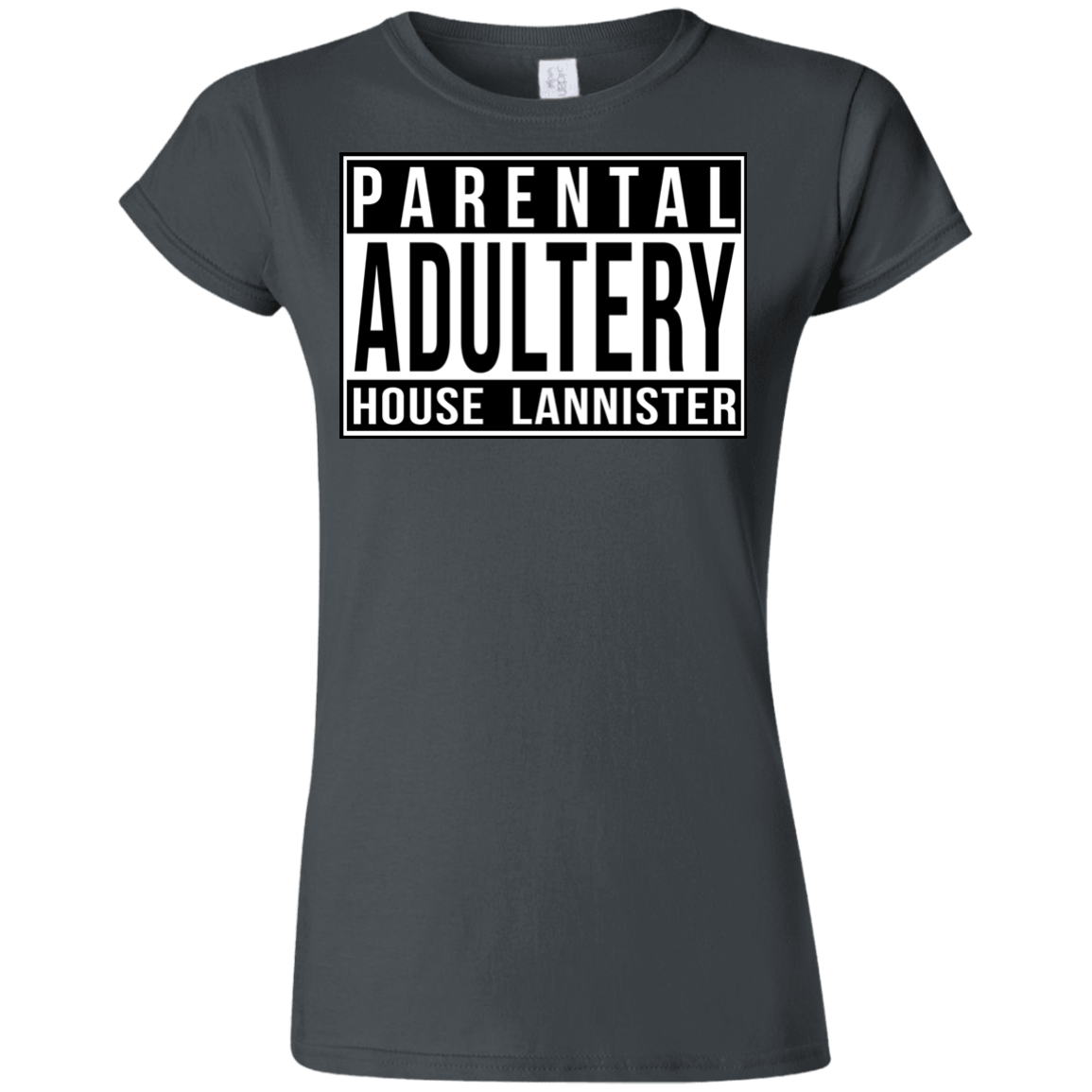 T-Shirts Charcoal / S Parental Adultery Junior Slimmer-Fit T-Shirt