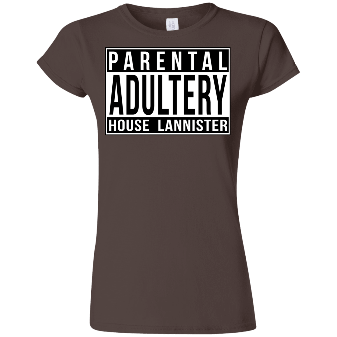 T-Shirts Dark Chocolate / S Parental Adultery Junior Slimmer-Fit T-Shirt