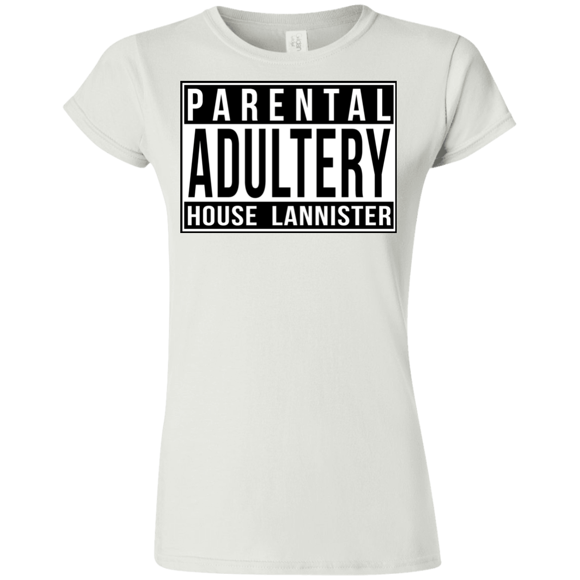 T-Shirts White / S Parental Adultery Junior Slimmer-Fit T-Shirt