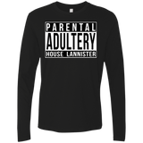 T-Shirts Black / S Parental Adultery Men's Premium Long Sleeve