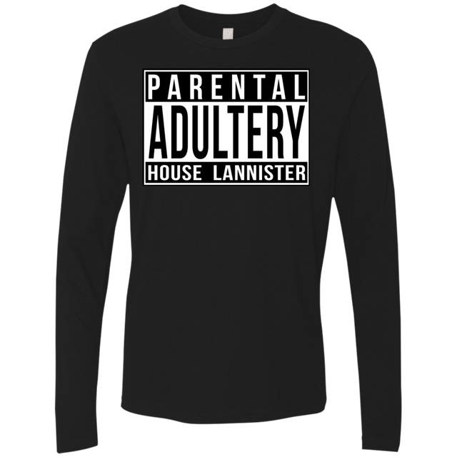 T-Shirts Black / S Parental Adultery Men's Premium Long Sleeve