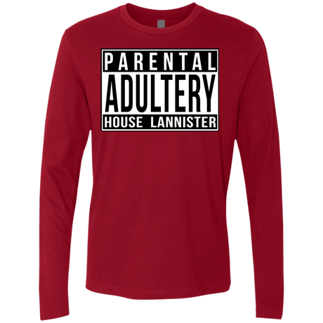 T-Shirts Cardinal / S Parental Adultery Men's Premium Long Sleeve