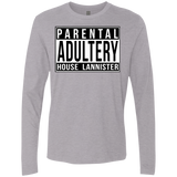 T-Shirts Heather Grey / S Parental Adultery Men's Premium Long Sleeve
