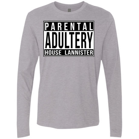 T-Shirts Heather Grey / S Parental Adultery Men's Premium Long Sleeve
