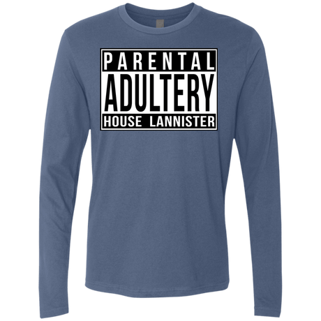 T-Shirts Indigo / S Parental Adultery Men's Premium Long Sleeve