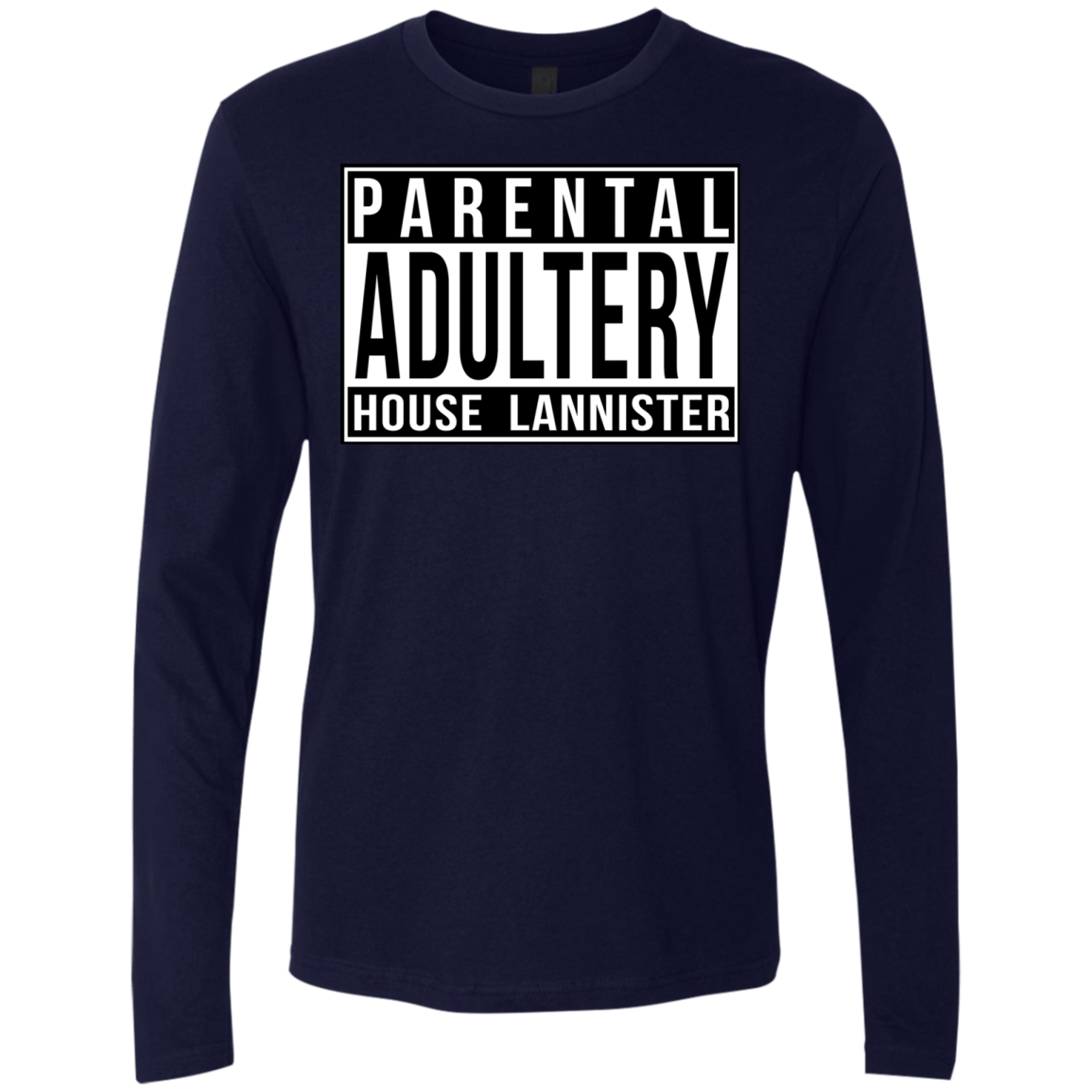T-Shirts Midnight Navy / S Parental Adultery Men's Premium Long Sleeve