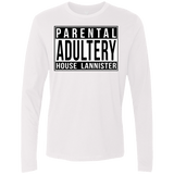 T-Shirts White / S Parental Adultery Men's Premium Long Sleeve