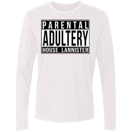 T-Shirts White / S Parental Adultery Men's Premium Long Sleeve