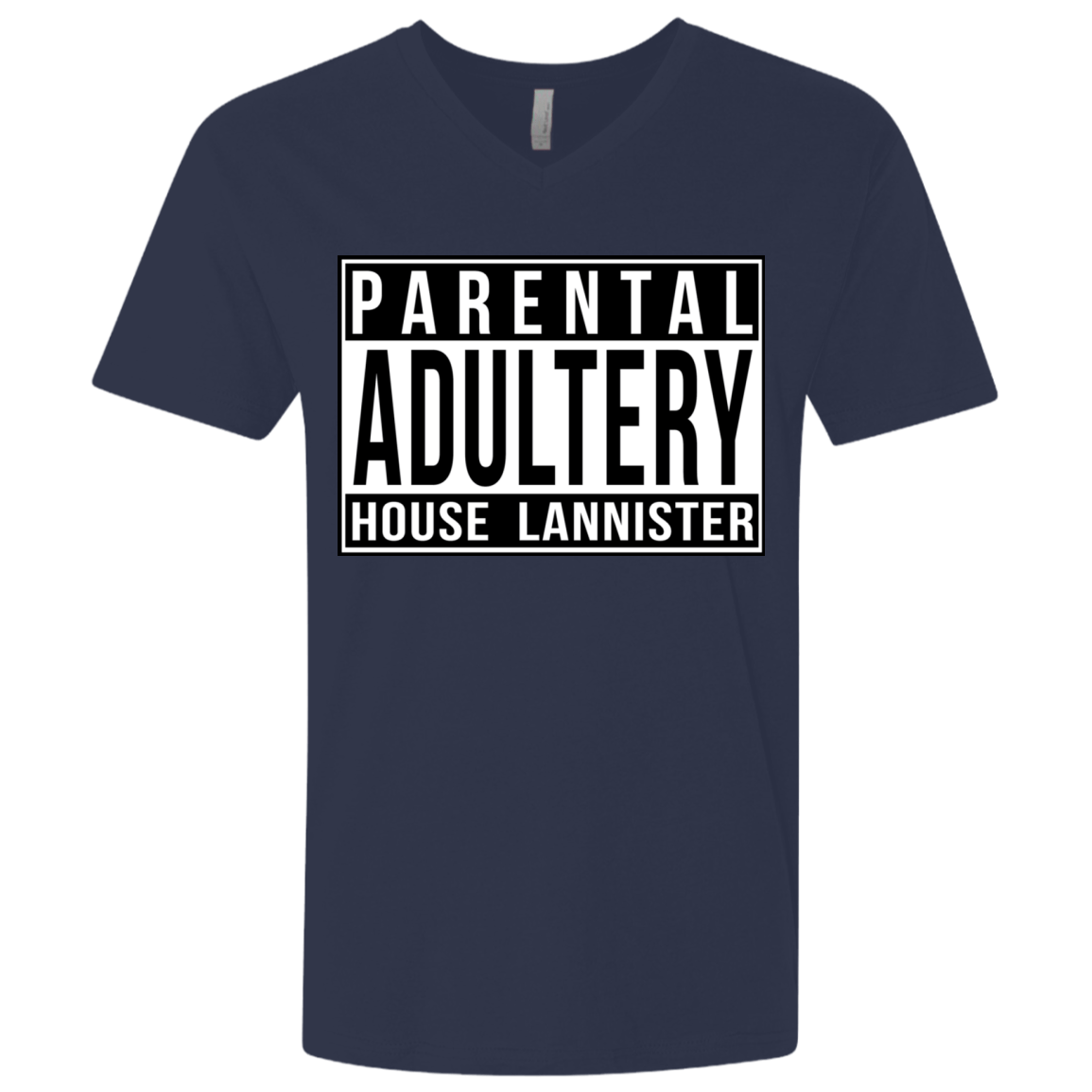 T-Shirts Midnight Navy / X-Small Parental Adultery Men's Premium V-Neck