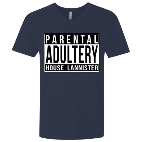 T-Shirts Midnight Navy / X-Small Parental Adultery Men's Premium V-Neck