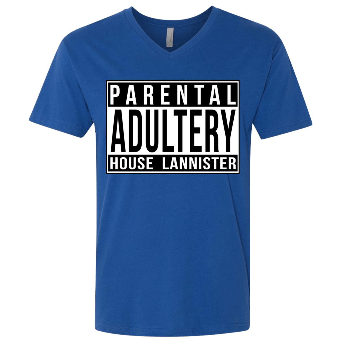 T-Shirts Royal / X-Small Parental Adultery Men's Premium V-Neck