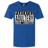T-Shirts Royal / X-Small Parental Adultery Men's Premium V-Neck