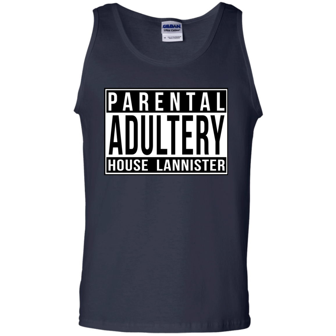 T-Shirts Navy / S Parental Adultery Men's Tank Top