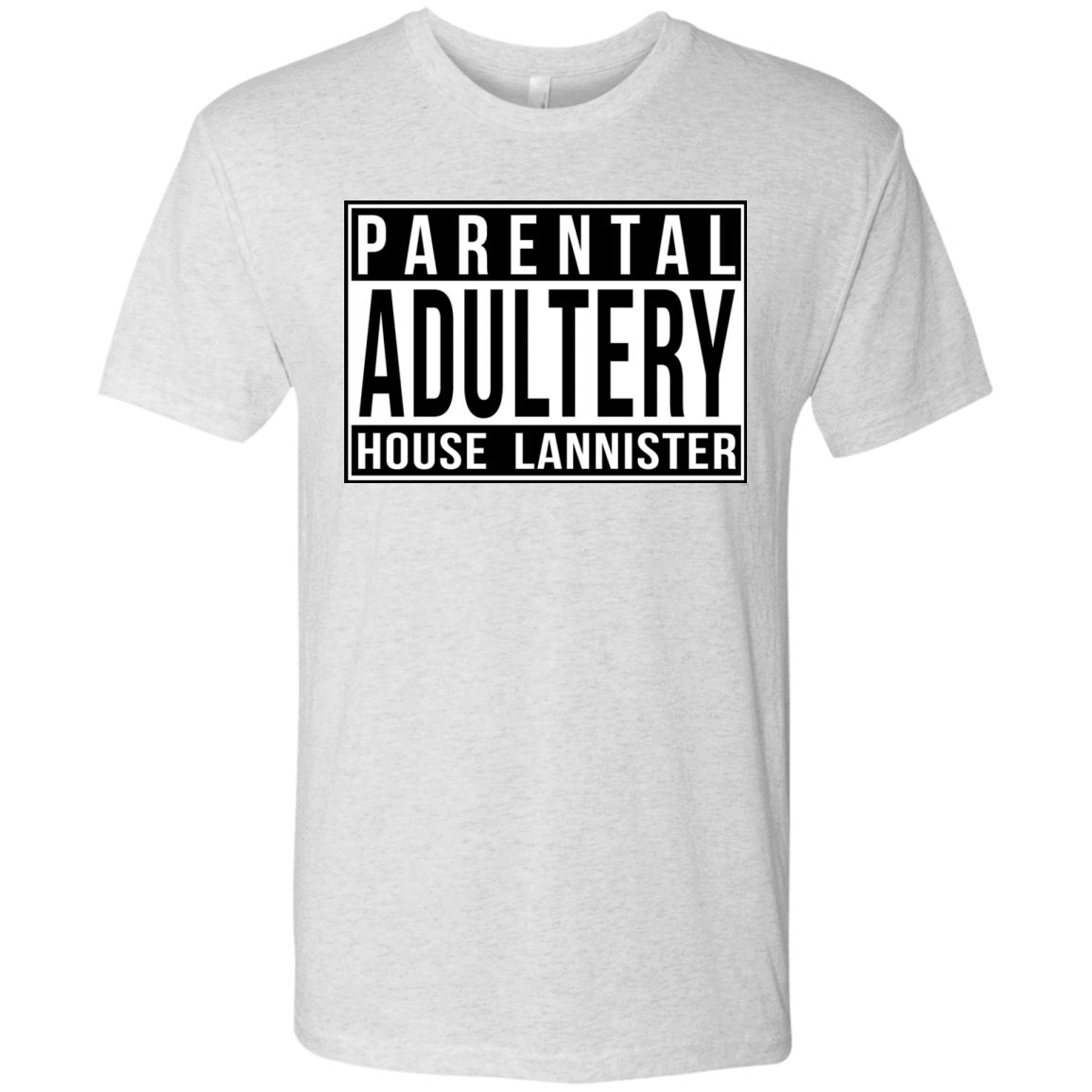 T-Shirts Heather White / S Parental Adultery Men's Triblend T-Shirt
